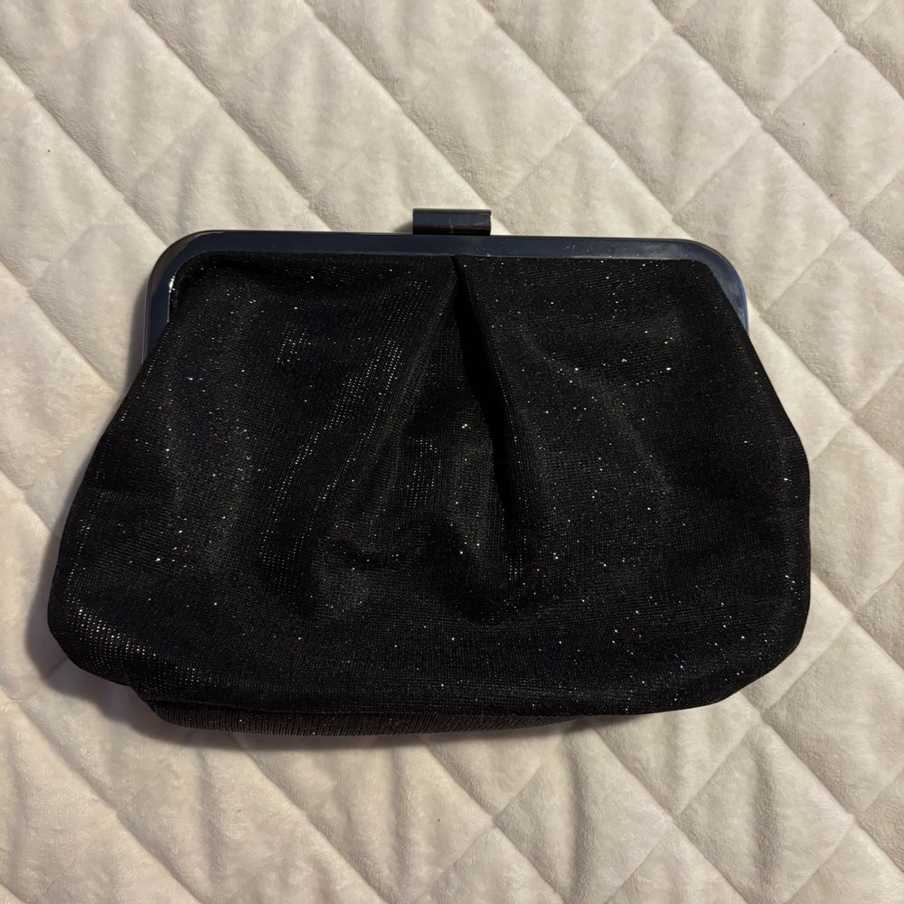 a new day Sparkling Black Clutch